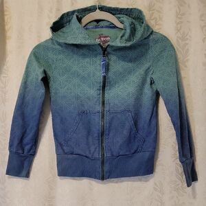 Epic Threads Teal and Lavender Zip-Up Hoodie